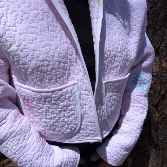 Handmade-Floral Quilted Women's Jacket - Picture 11 of 11